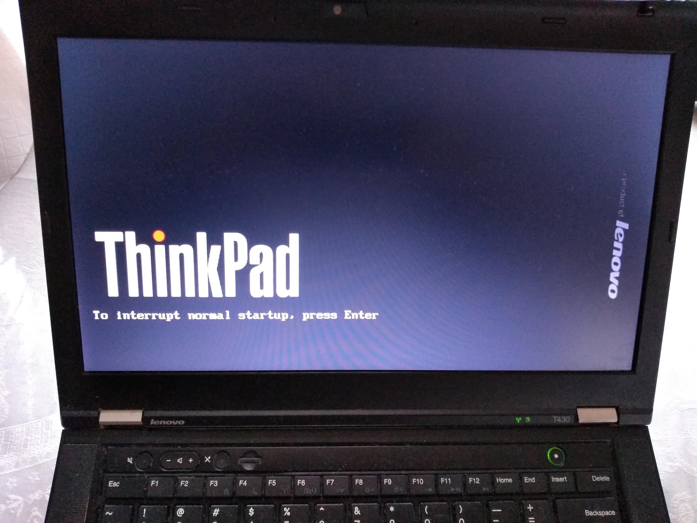 Thinkpad Loading Screen ThinkPadシリーズの起動画面でブランド感を高める